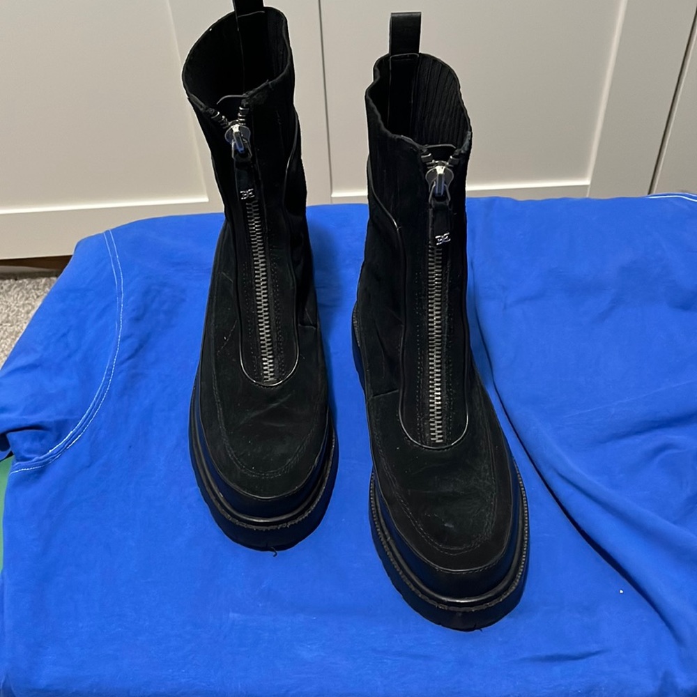 Sam Edelman suede zip up boots